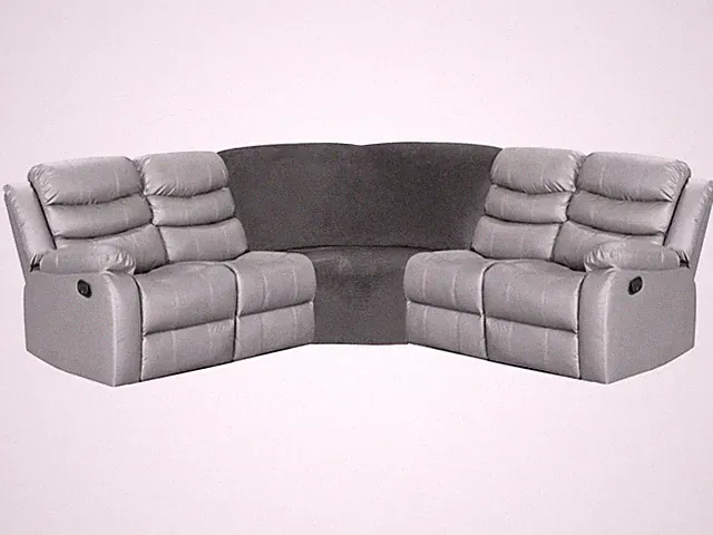 ULTICOR Corner Wedge Seat Cover for L Shape Recliner Couch (Dark Grey)