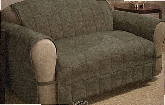 Ultimate Furniture Extra Long Sofa Protector SAGE 164"x98.5"