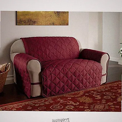 Ultimate Furniture Protector For Sofa Microfiber Burgundy Color