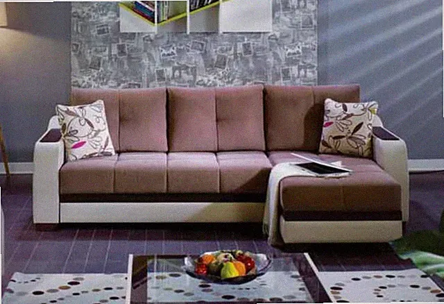 Ultra Optimum Brown Sectional Sofa
