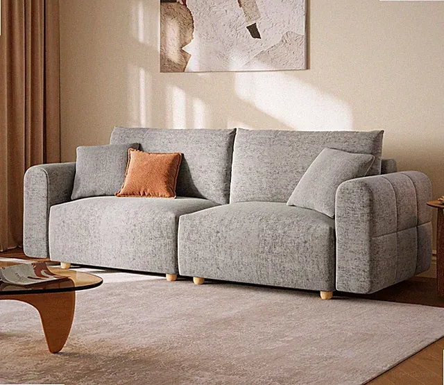 Ultra Soft Modular Cloud Couch - 91" Cozy Loveseat for Small Spaces