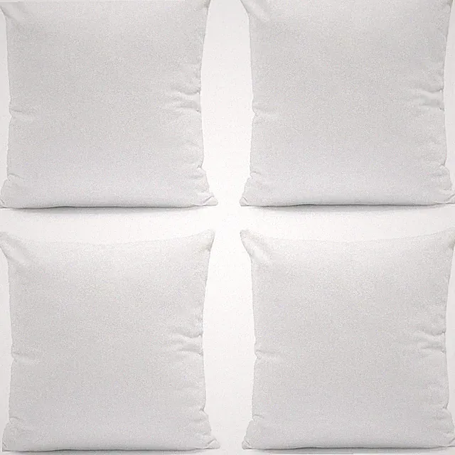 Ultra Soft Throw Pillow Inserts in White Pack of 4 for Couch and Bed Decor