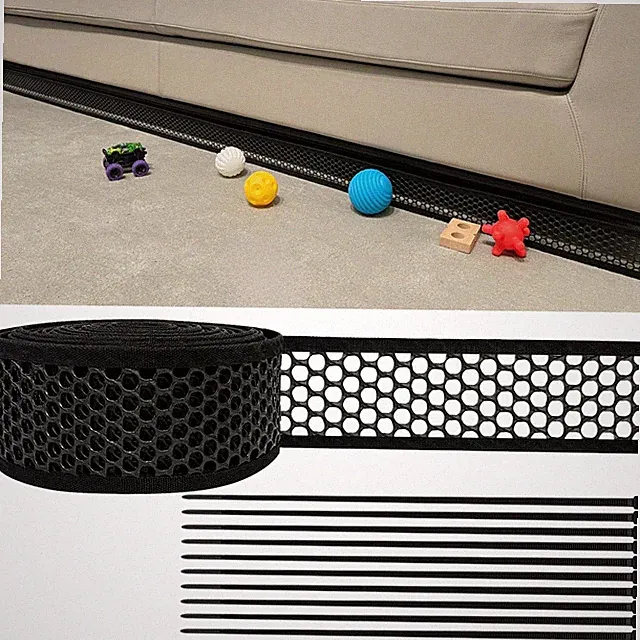 Under Couch Blocker for Pets Prevent Lost Toys 394x2.75 Inch with Zip Ties
