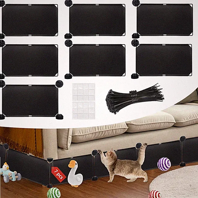Under Couch Blockers for Pets, 6.7" Height-83 Length in Total Couch Blockers,...