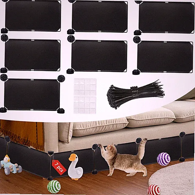 Under Couch Blockers for Pets, 6.7" Height-83 Length in Total Couch Blockers,...