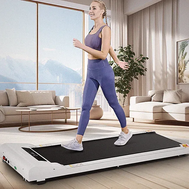 Under Desk Treadmill Walking Pad Treadmill 300 lb Capacity with Remote Control