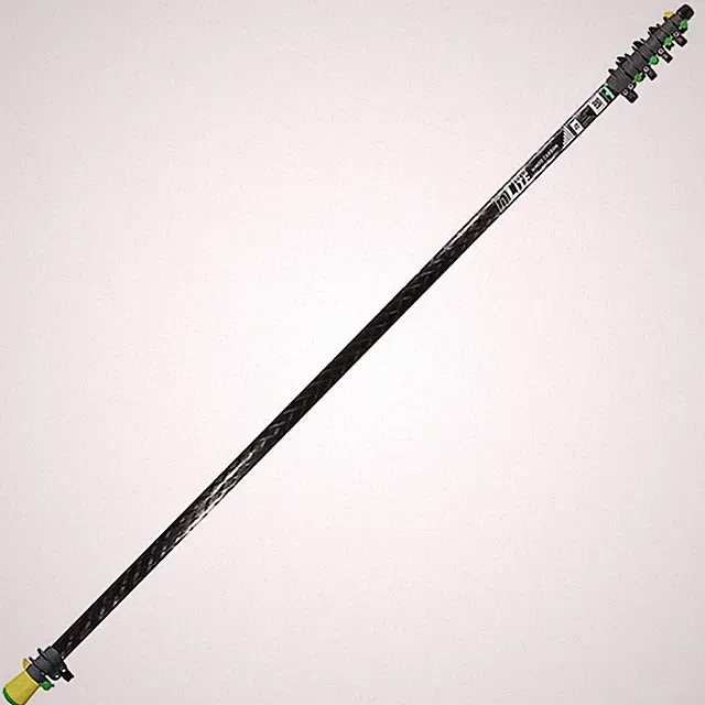 UNGER UC67G Four Section,Water Fed Pole,264 in L,Blk 801CG4