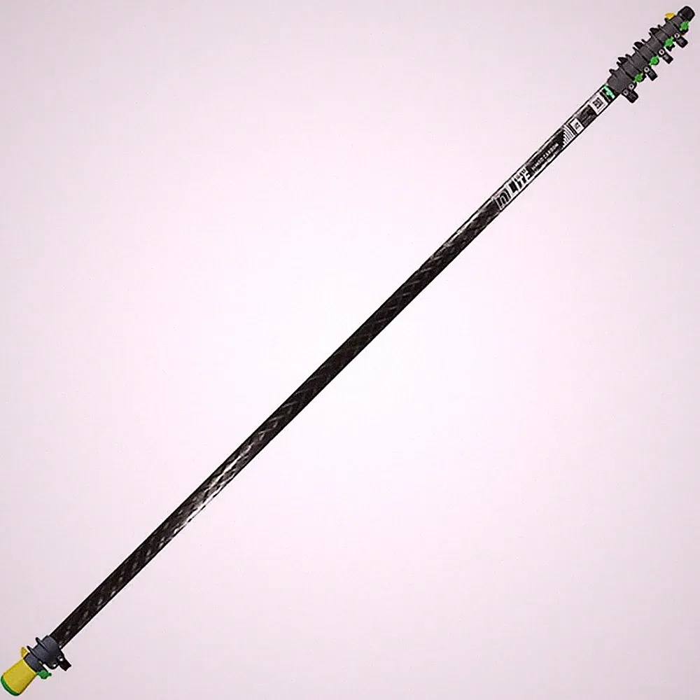UNGER UC67G Four Section,Water Fed Pole,264 in L,Blk 801CG4