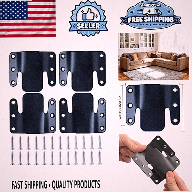Universal Modular Sectional Sofa Connectors – Easy Installation & Durable Design