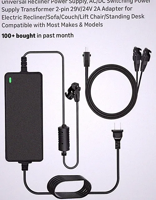 Universal Rechargeable 3.3Ah Battery Pack for Reclining Furniture Sofa Sectional