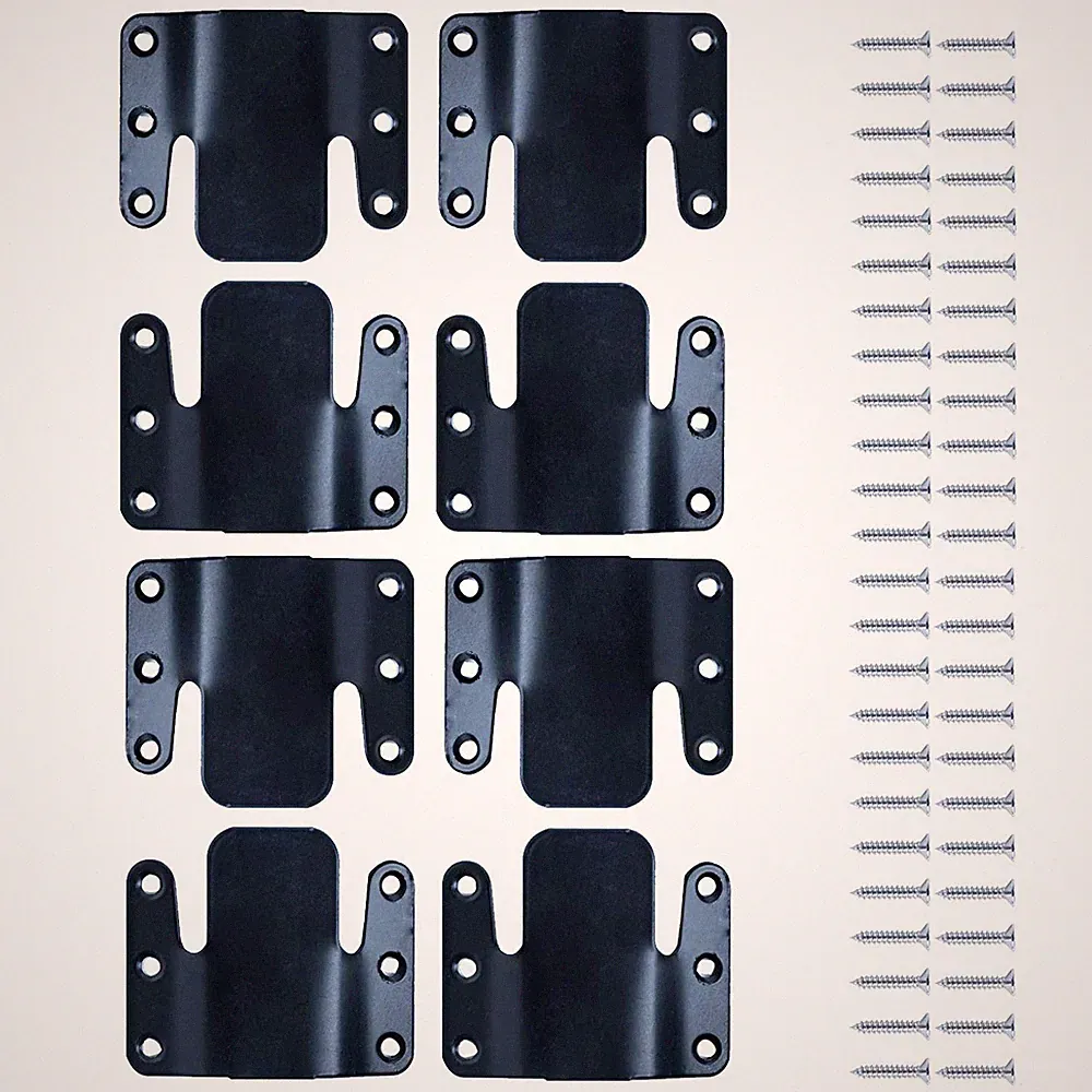 Universal Sectional Sofa Interlocking Connector Bracket Hardware 8 PCS