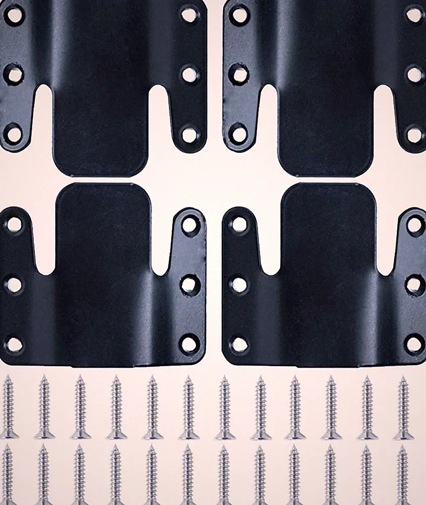 Universal Sectional Sofa Interlocking Sofa Connector Bracket with Hardware- 2 Se