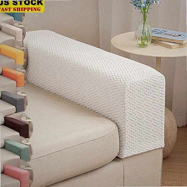 Universal Sofa Armrest Covers Stretch Fabric Protectors Furniture New