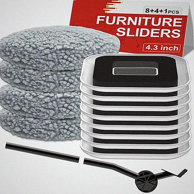 Upgrade Furniture Sliders, MultiSurface 3in1 Furniture Movers Sliders, Heavy...