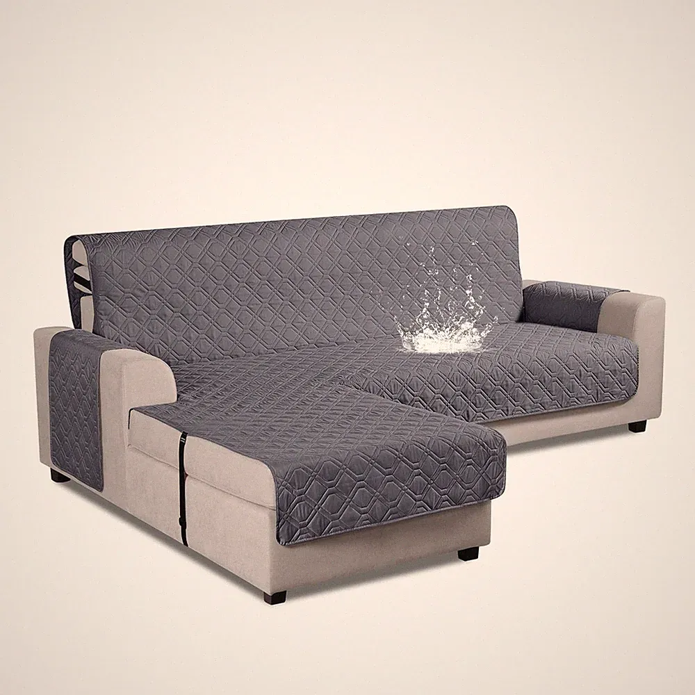 Upgraded Sectional Couch Covers 100% Waterproof L Shaped Sofa Slipcover