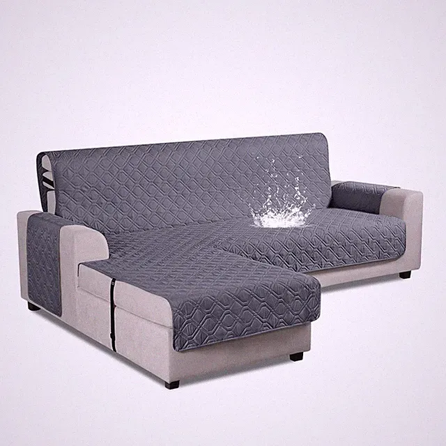 Upgraded Sectional Couch Covers 100% Waterproof L Shaped Sofa Slipcover Rever...