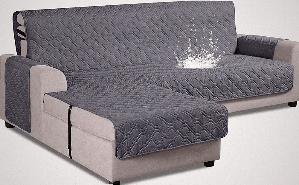 Upgraded Sectional Couch Covers 100% Waterproof L Shaped Sofa Slipcover Reversi