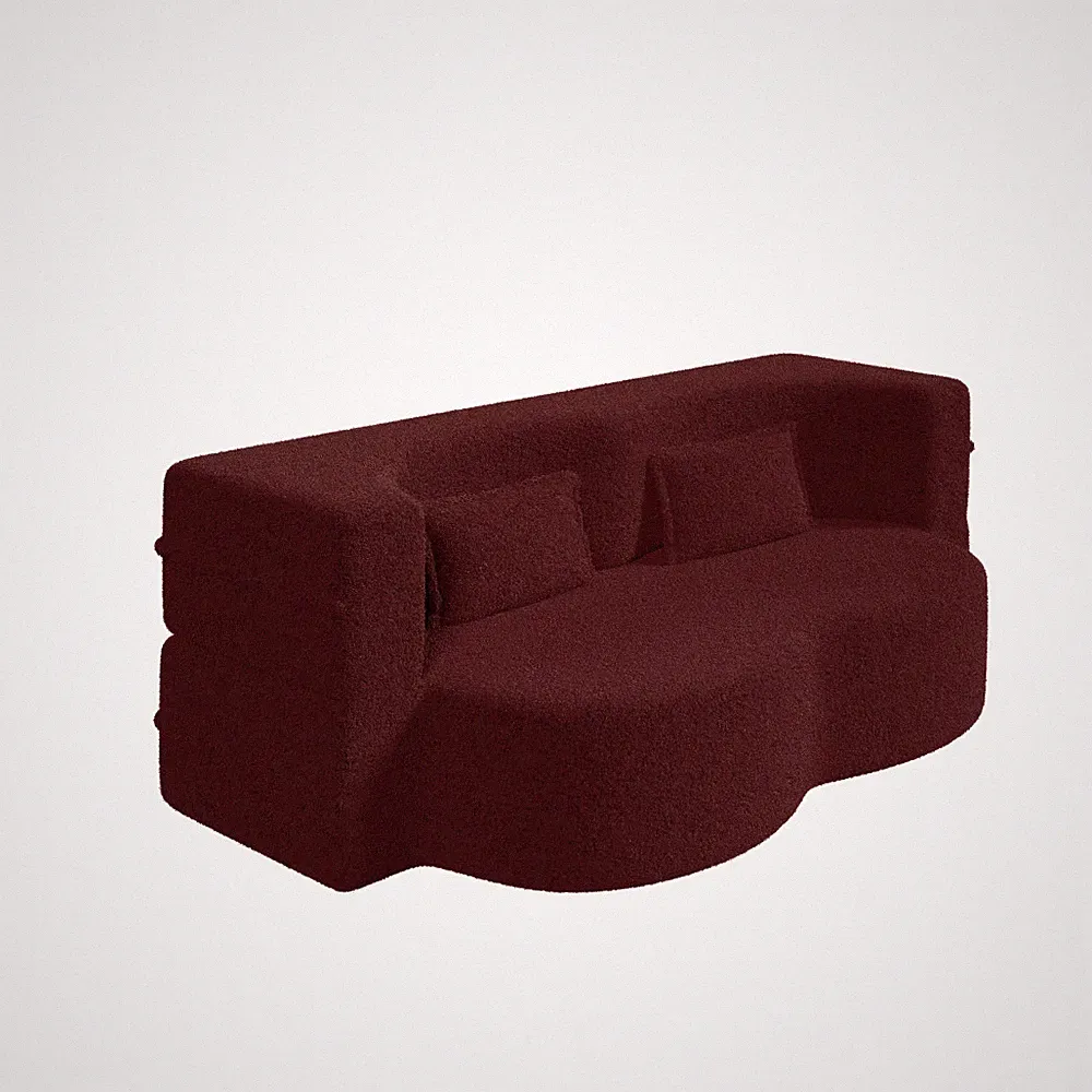 Convertible Sleeper Sofa Bed Full Size Bed Floor Upholstered Sofa Couch Lounge