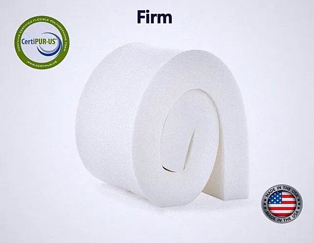 Upholstery Foam Cushion 4"x 24"x 80" (Firm) 1.8 lb/per cubic ft density 48lb-ILD