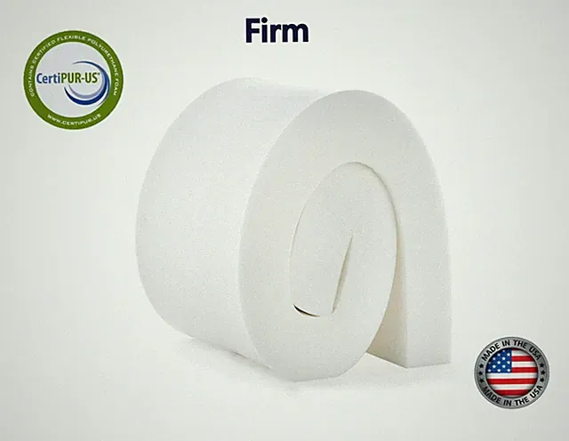 Upholstery Foam Cushion 5"x 22"x 80" (Firm) 1.8 lb/per cubic ft density 48lb-ILD