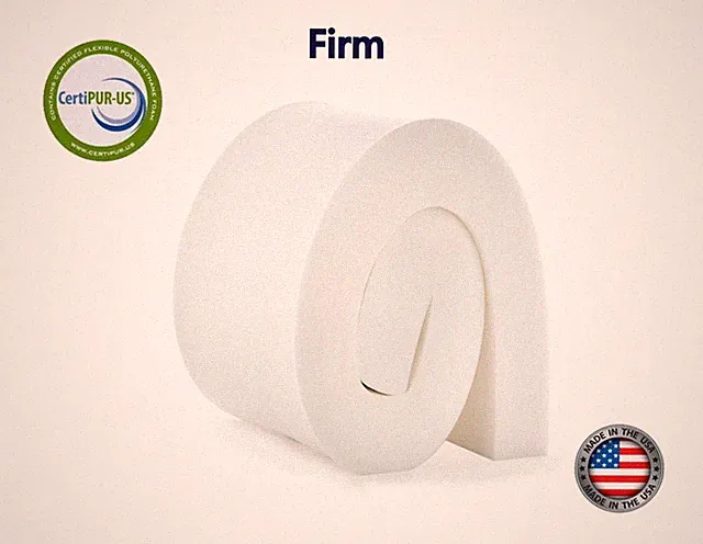 Upholstery Foam Cushion 6"x 24"x 80" (Firm) 1.8 lb/per cubic ft density 48lb-ILD