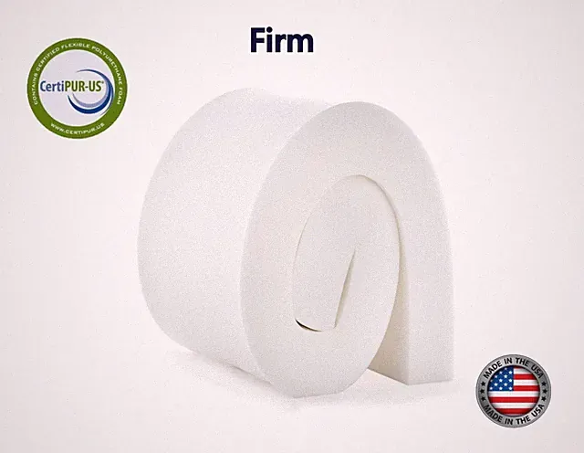 Upholstery Foam Cushion 8"x 22"x 80" (Firm) 1.8 lb/per cubic ft density 48lb-ILD