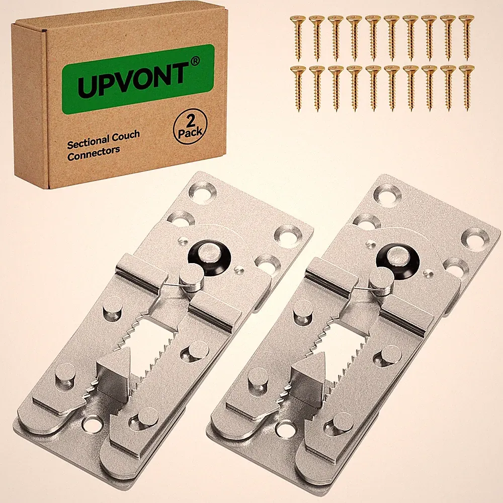UPVONT Sectional Couch Connectors Thickened Interlocking Alligator Couch