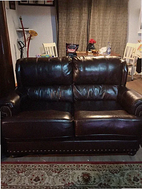 used leather sofa loveseat