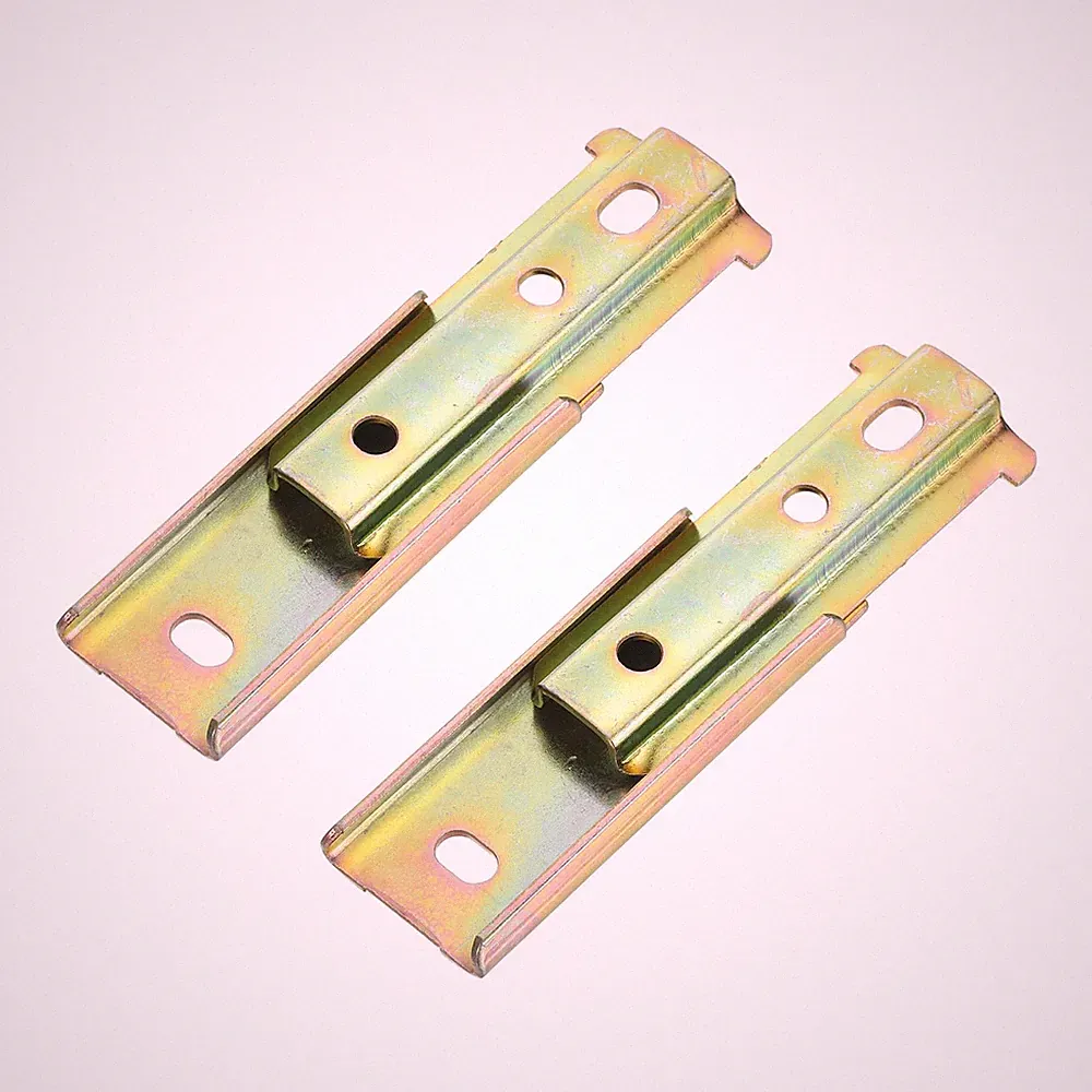 uxcell 2Pcs Sectional Couch Connectors, Furniture Connectors 95mm, Color Zinc