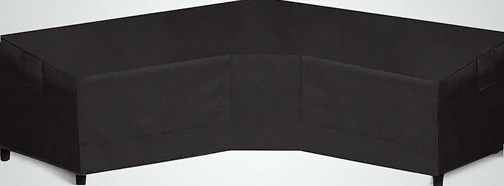V Shaped Outdoor Sectional Sofa Cover Waterproof Heavy Duty 89 L x 33 5 D x 31 H