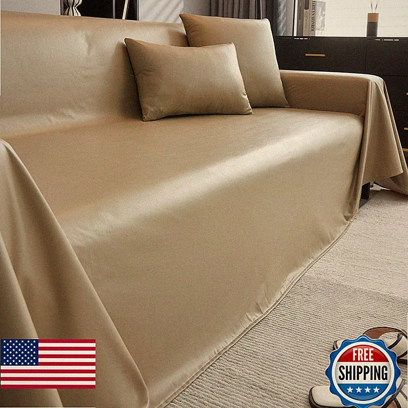 Vctops Waterproof Faux Pu Leather Sofa Covers For Sectional Sofa Vintage Couch