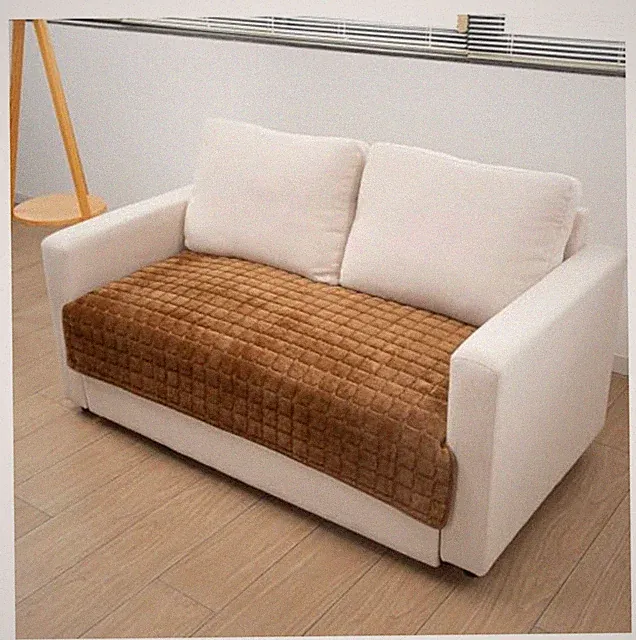 Velvet Couch Cover Washable Anti Slip Sectional Sofa Slipcover 36x47 Furniture