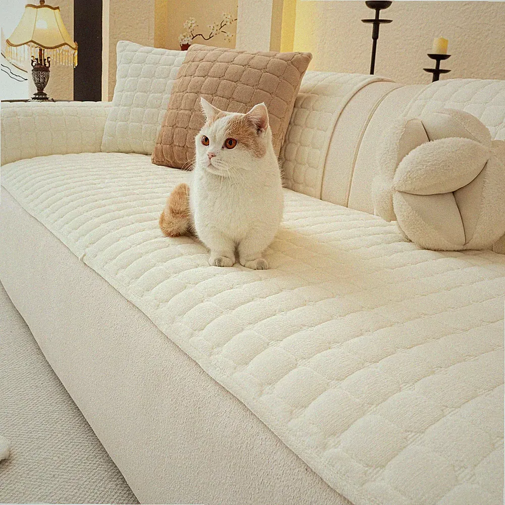 Velvet Couch Covers for Dogs, Dog Sectional Couch Covers, Pet Couchs Cover fo...