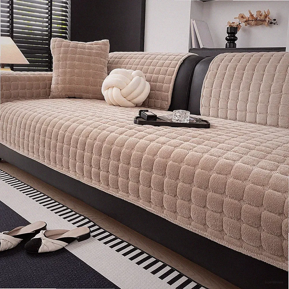 Velvet Couch Covers Sofa Sofa Covers Washable Sectional Small Anti-Slip Sofa