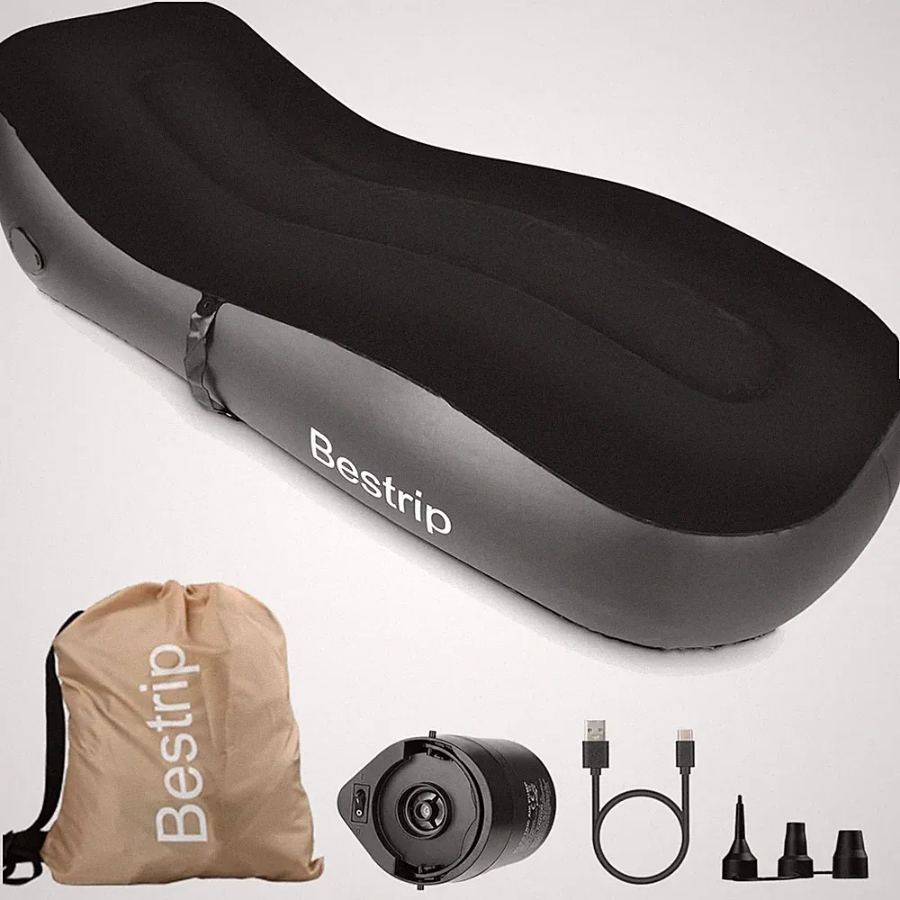 Versatile Inflatable Sofa Bed, Built-in Pump, Single Size