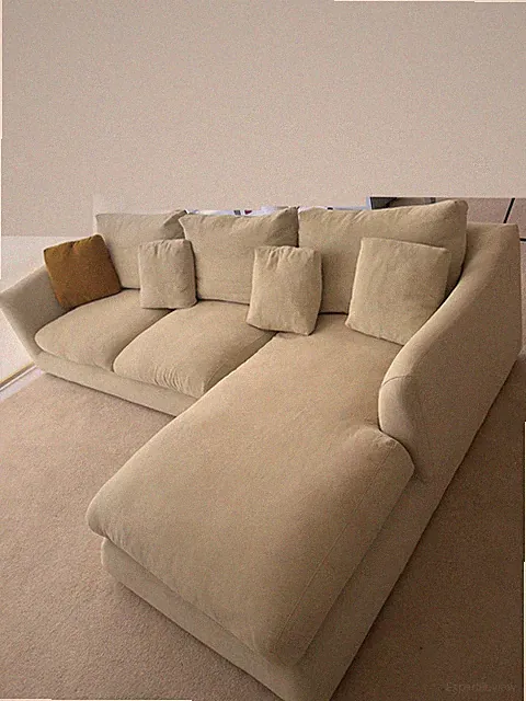 VERY comfy Feather Sectional for sale!
