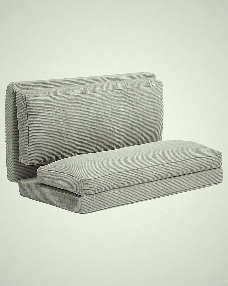 VEVOR Folding Sofa Bed Foldable Couch Bed with Washable Cover Dark Grey (Full)