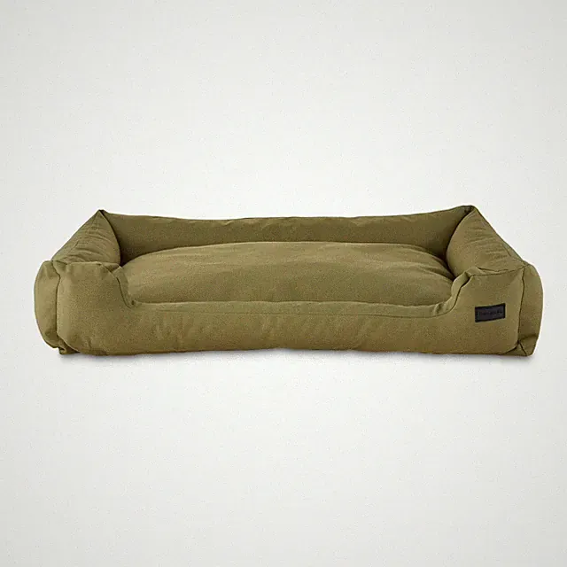 Vibrant Life Large Durable Sofa Pet Bed, Olive, 36" x 27"