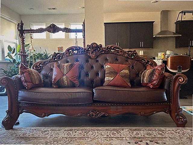 Victorian Style Modern Sofa Couch