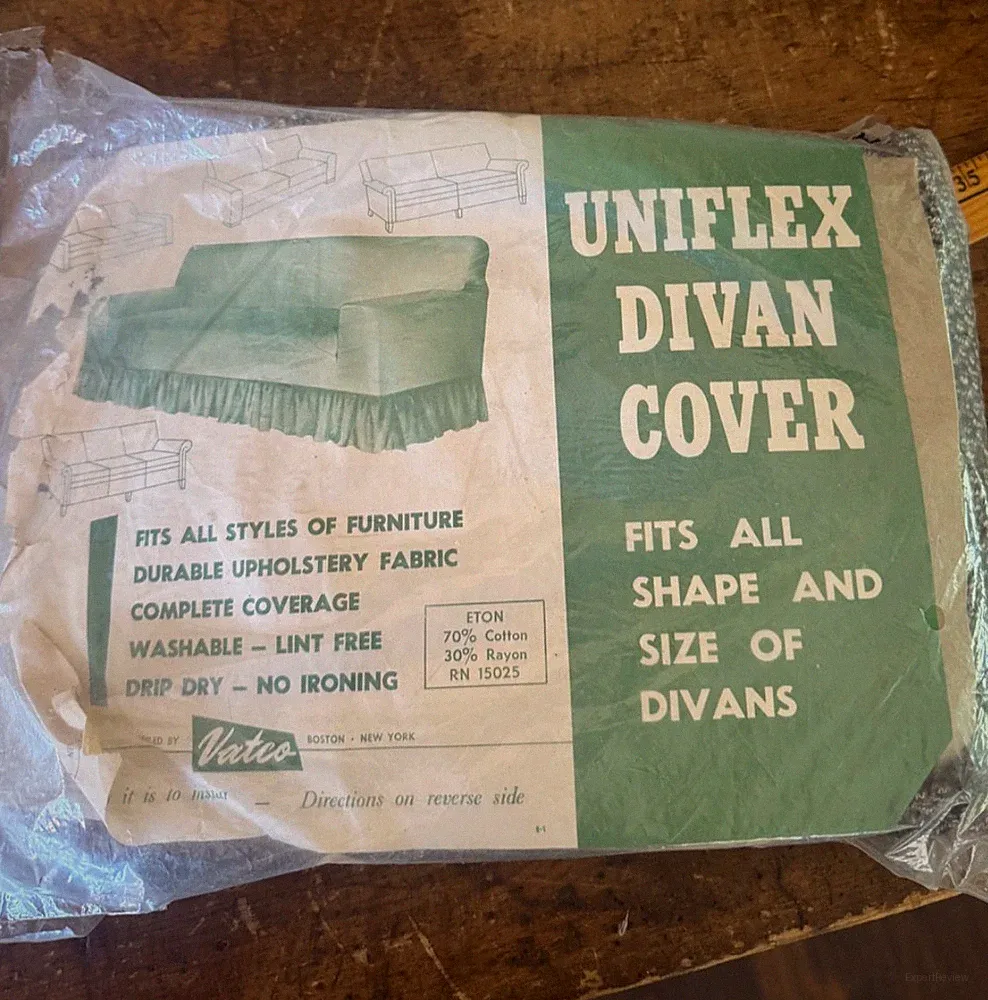 Vinyl Vintage Sectional Sofa Cover