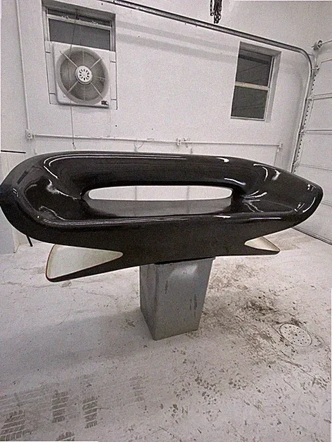 Vintage Fiberglass Couch . Beautiful Piece For The Serious Collector