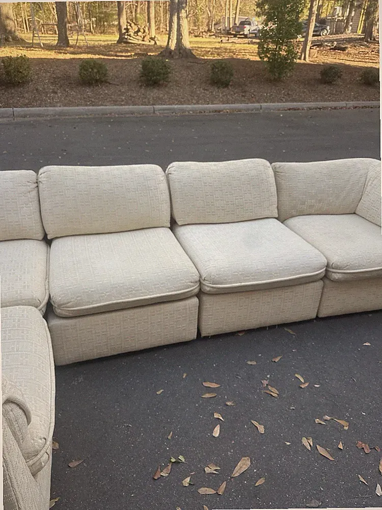 Vintage Modern Bernhardt Modular Sectional Sofa Retro As Is