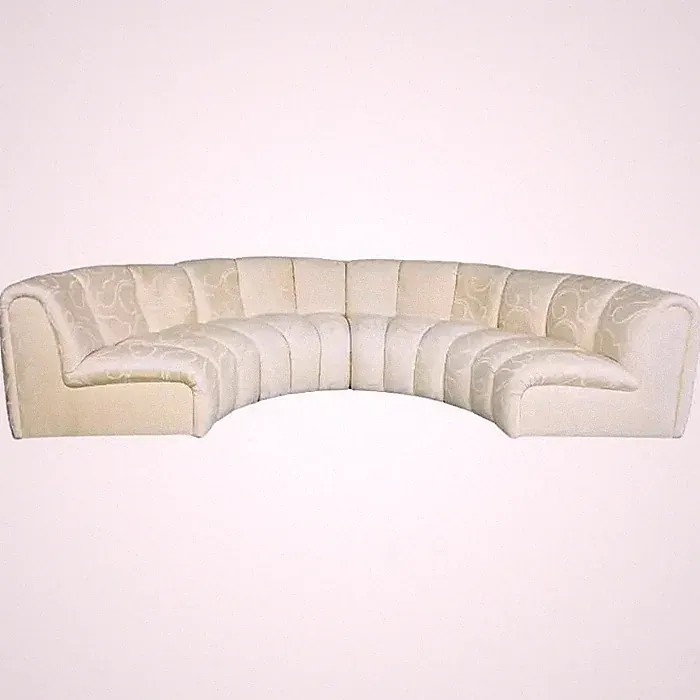 Vintage Post-Modern Bernhardt Flair Channel 4-Piece Modular Sectional Sofa 1980s