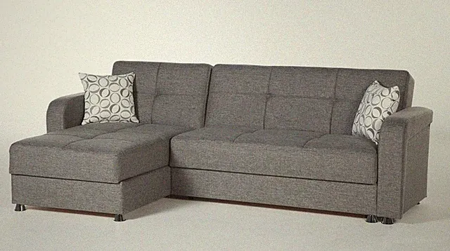 Vision Diego Gray Sectional Sofa