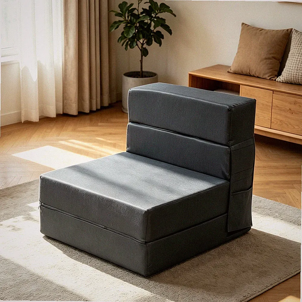 VIXLON Folding Sofa Bed Convertible Modern Bed Chair Modern Down Sleeper Couch