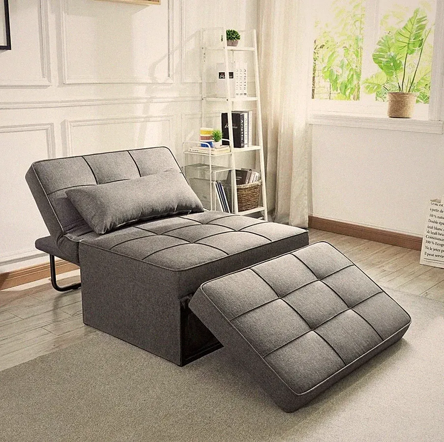 Vonanda Sofa Bed, Convertible Chair 4 in 1 Multi-Function Folding Ottoman