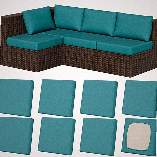 Vorshape 8Pcs Stretch Patio Cushion Covers, Outdoor Couch & Sofa Replacement...