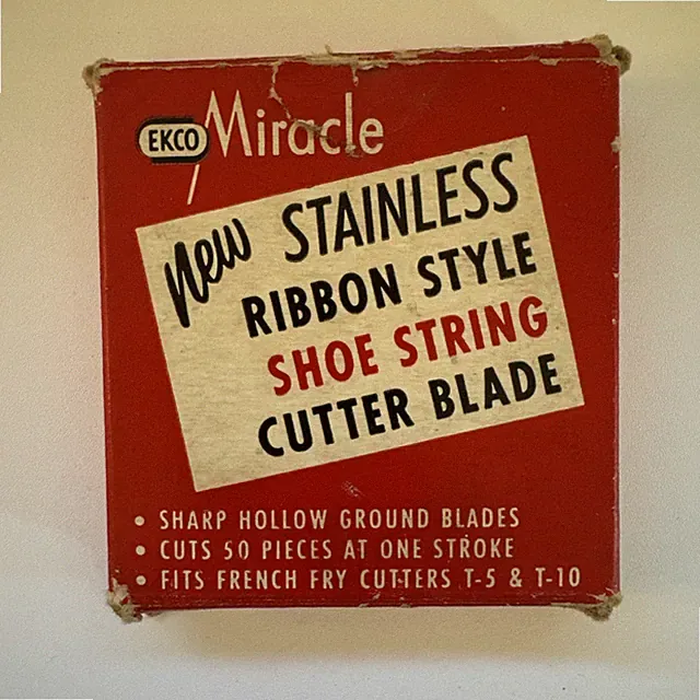 VTG EKCO T-11 50 Section Blade Stainless Ribbon Shoe String French Fry Cutter