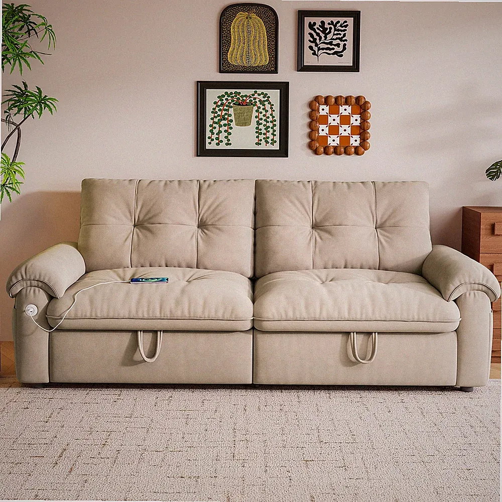 W3820S00025,a 77-inch convertible sofa bed,and a 2-in-1 piece suitable for both