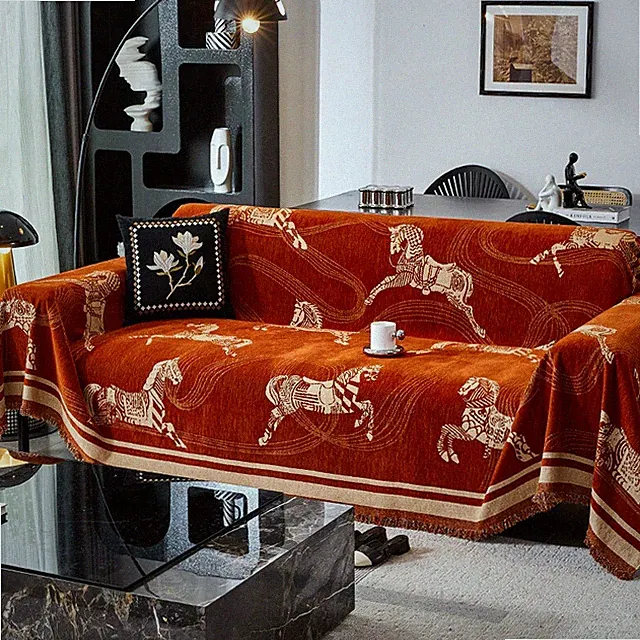 War-horse Sofa Slipcover Cover Blanket Soft Sofa Couch Furniture Protector Decor